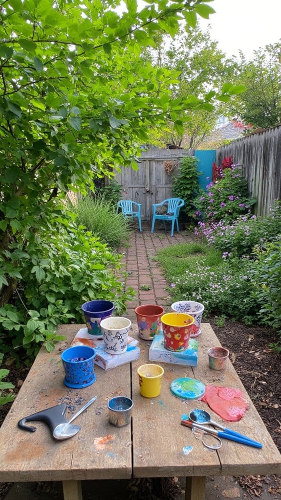 customized colorful flower pots