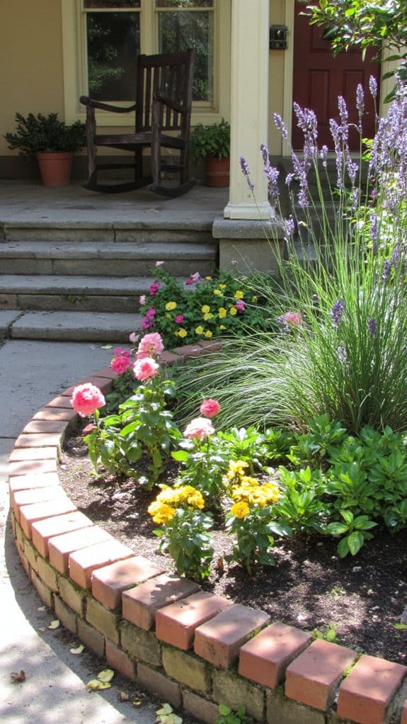 decorative flower bed edging