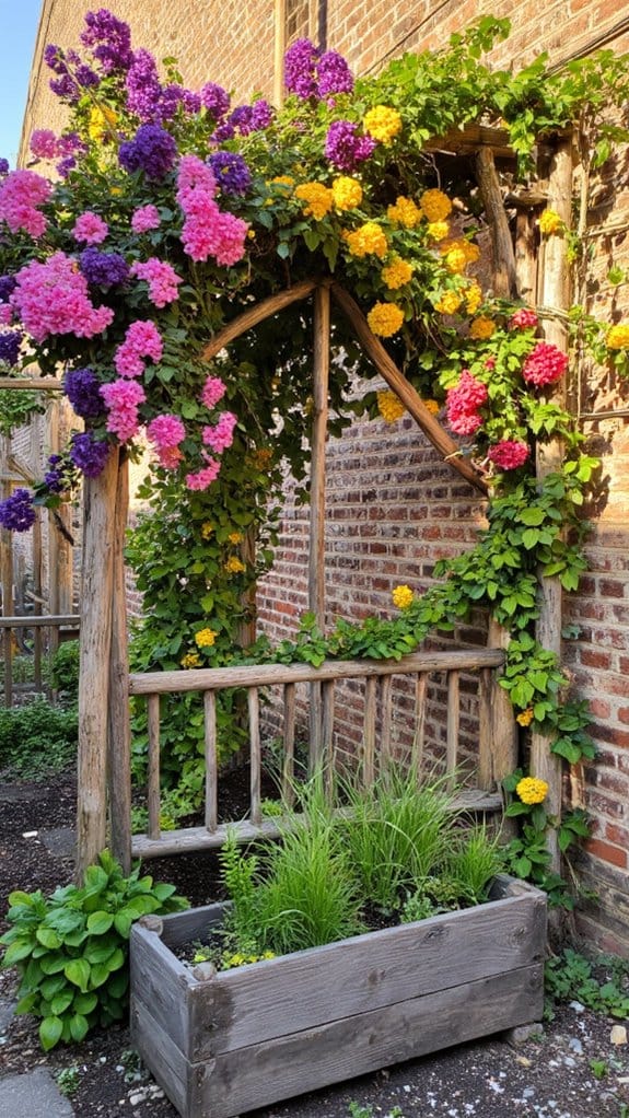 decorative trellises for climbing