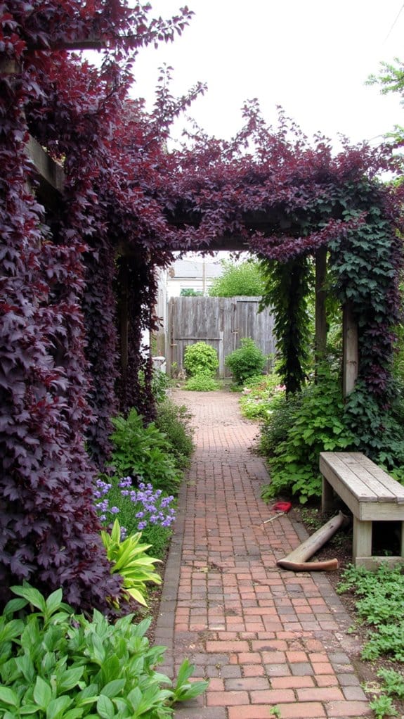 dramatic foliage in gardens