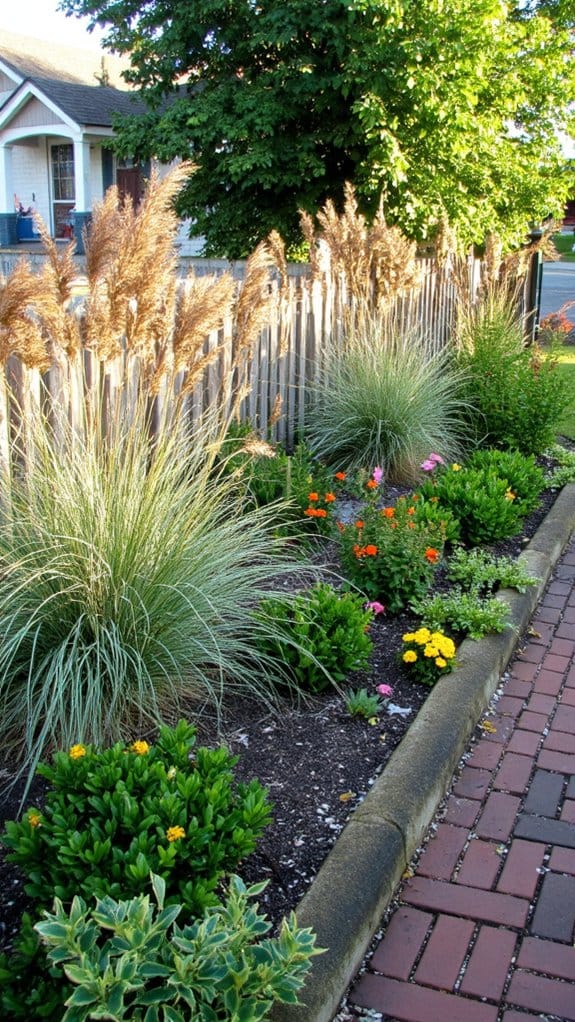 dynamic low maintenance garden texture
