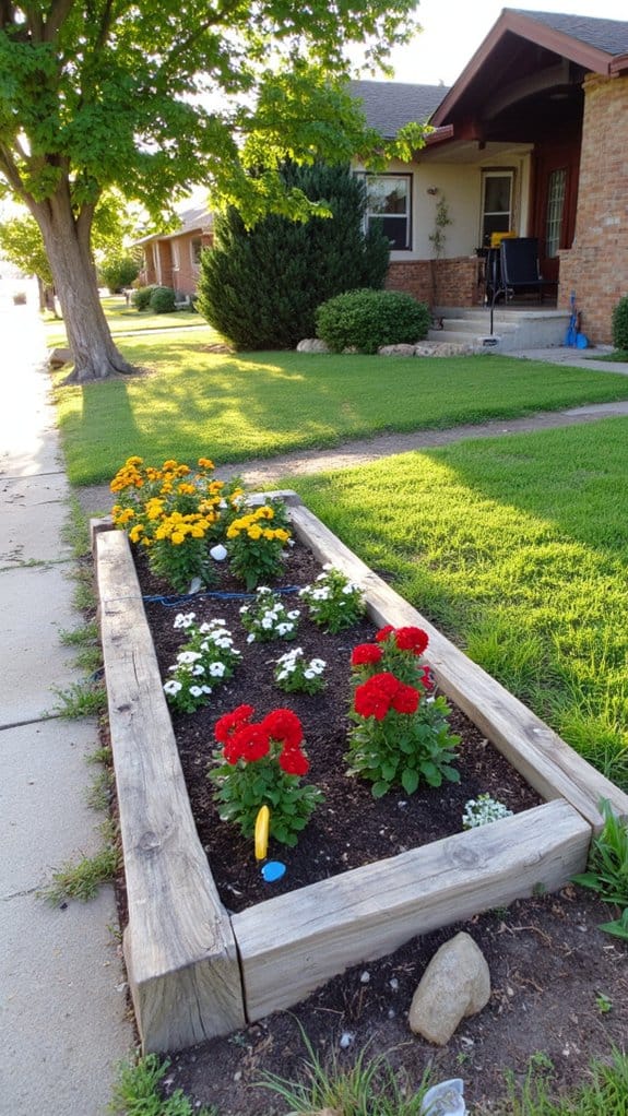 efficient irrigation for flowers