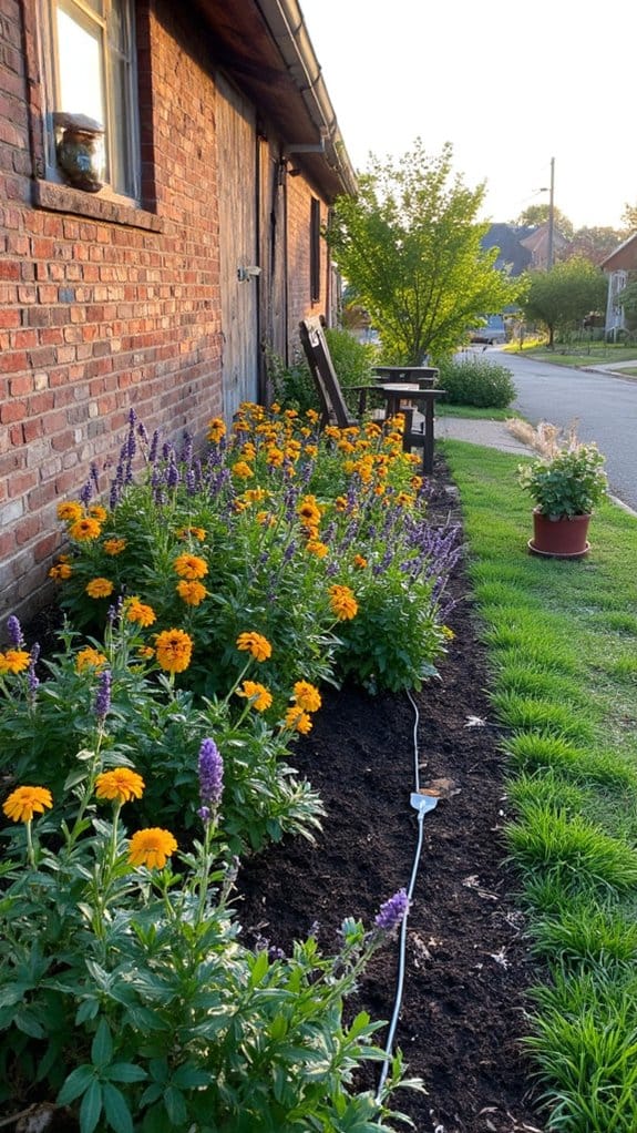 efficient watering with drip