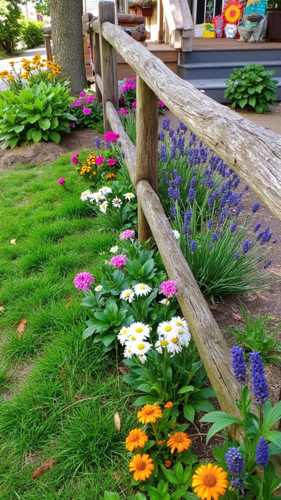 elegant garden bed boundaries