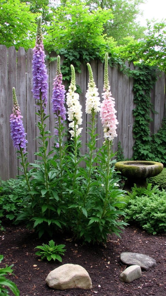 elegant vertical garden beauty