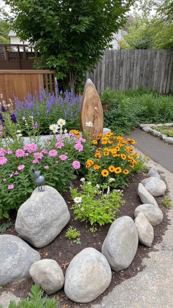 elevate flower bed aesthetics