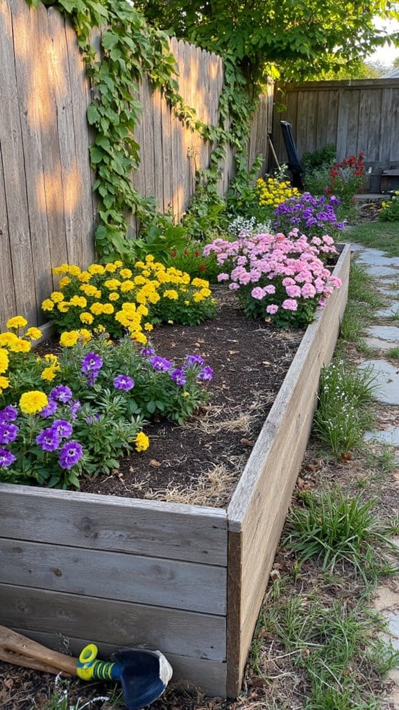 elevated flower garden photography tips