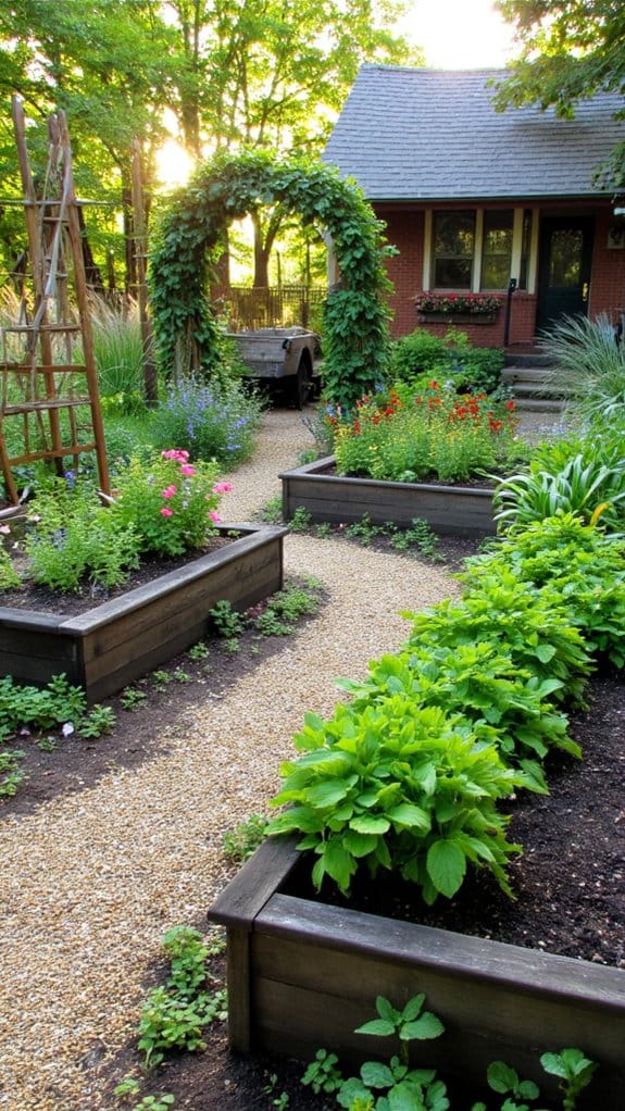 elevated gardening for convenience