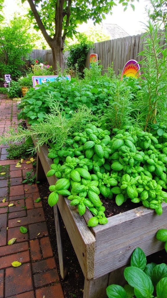 elevated herb garden benefits