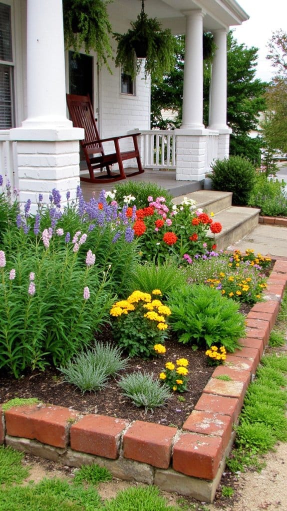 enhance flower bed boundaries