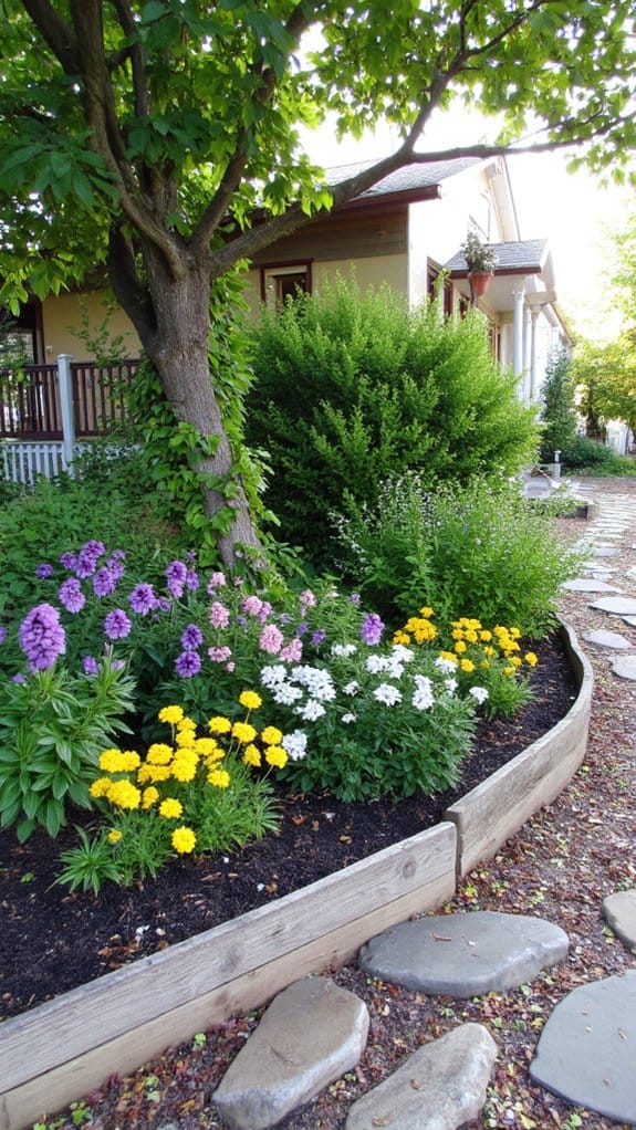enhancing garden boundaries aesthetically