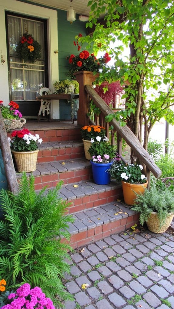 flexible colorful container gardens
