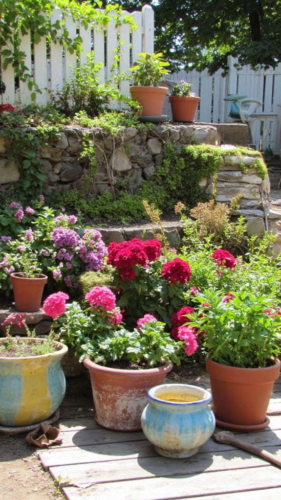 flexible vibrant container gardens