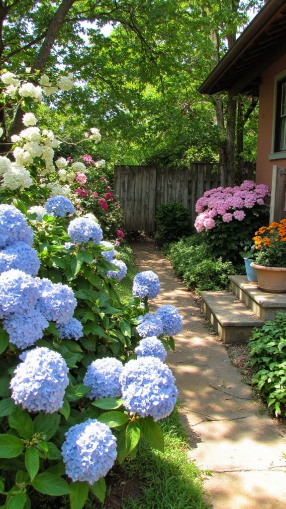 flowering shrubs enhance gardens