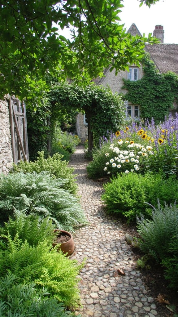 foliage enhances garden design