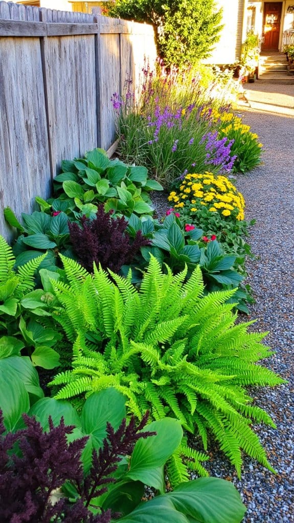 foliage variety enhances texture