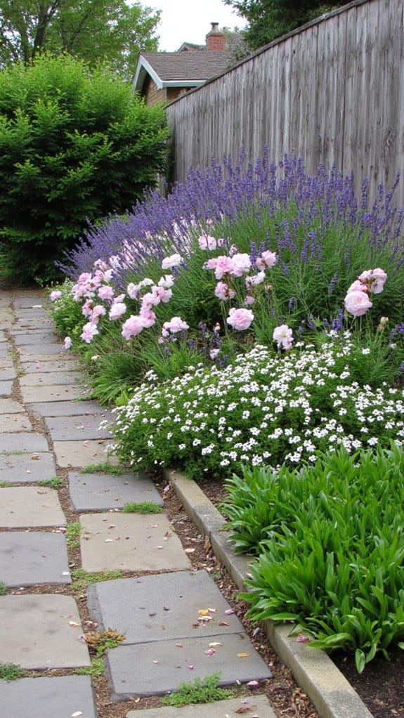 fragrant flower bed design