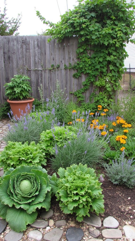 functional ornamental edible garden