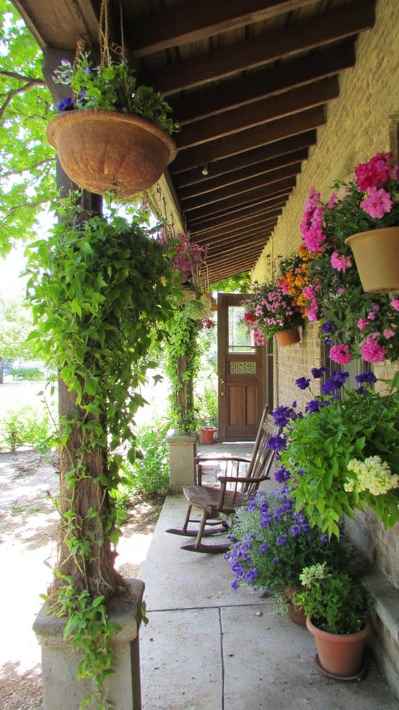 ideal spot for baskets