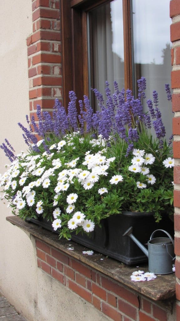 lavender and white elegance