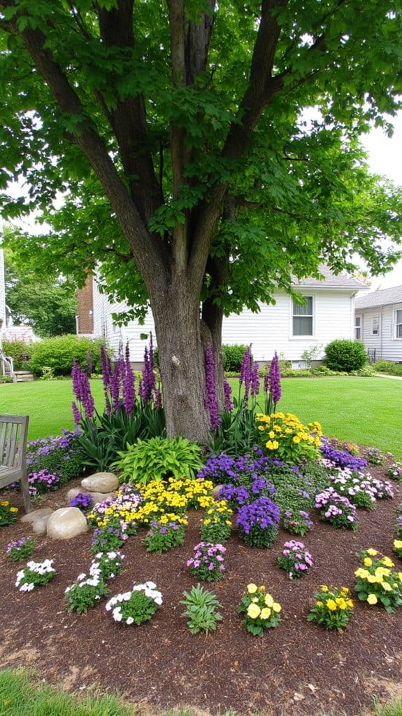 layered colors and textures