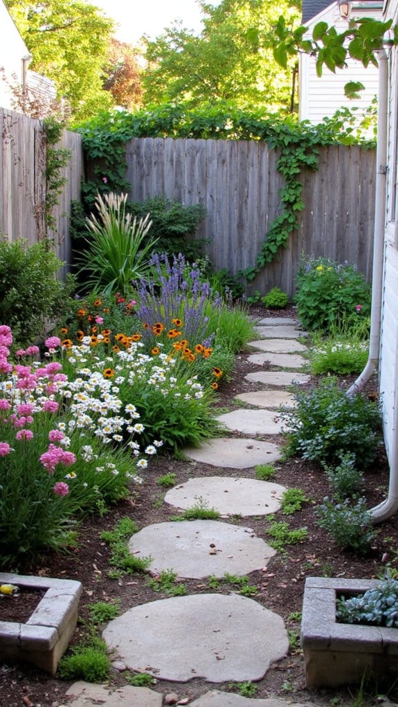 low maintenance flower garden