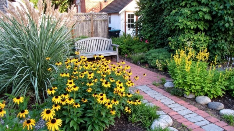 low maintenance flower gardens