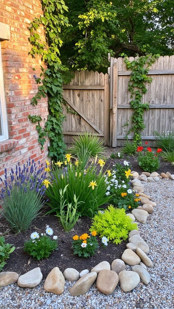 low maintenance garden structures