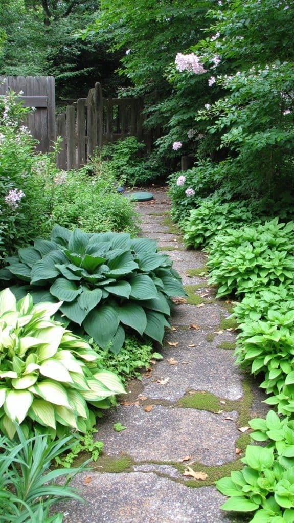 lush foliage for shaded areas