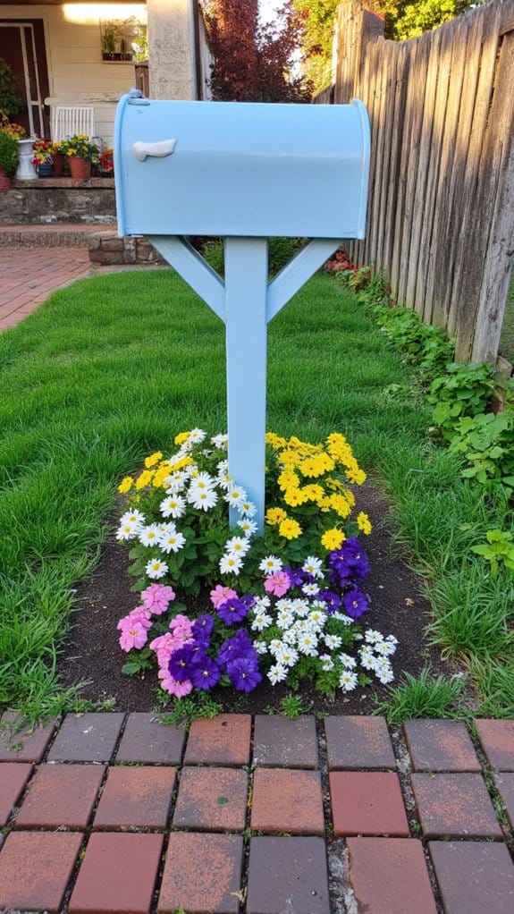 mailbox and flower harmony