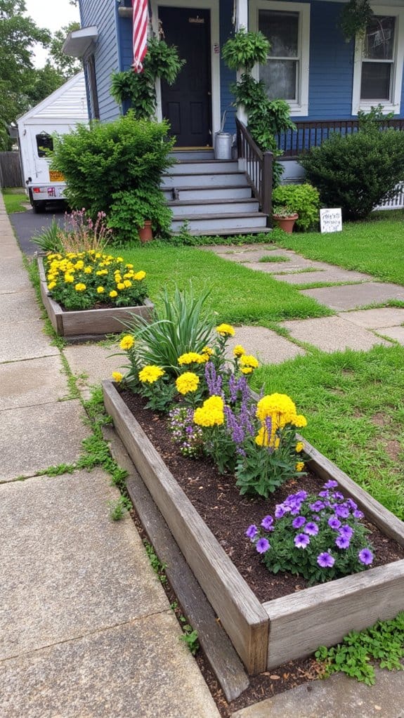 maximize space with flowers