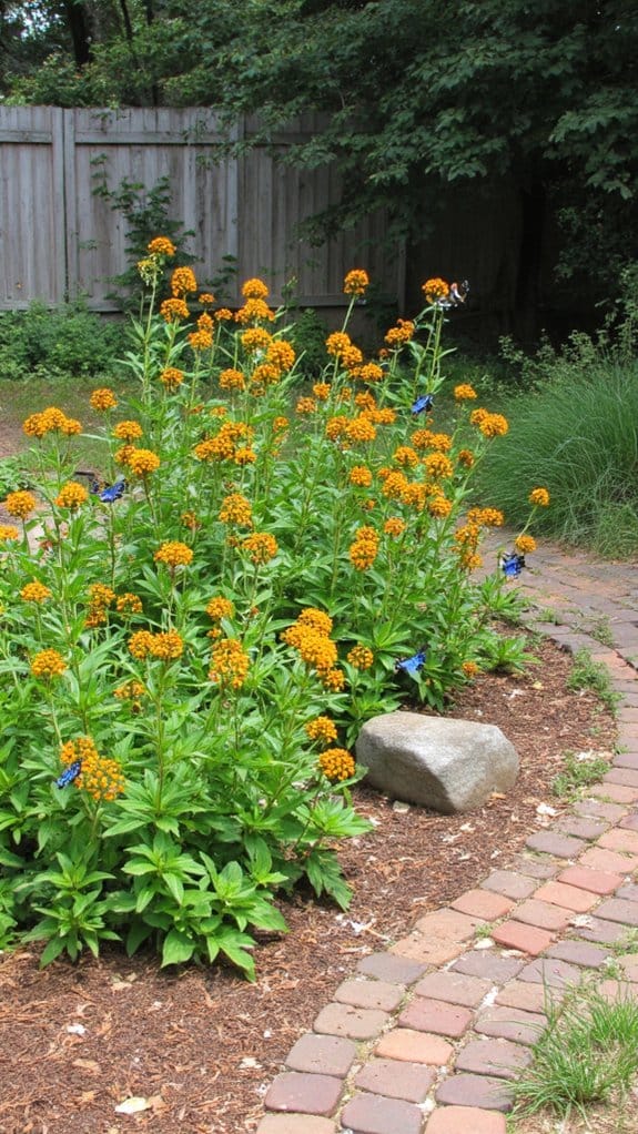 milkweed for butterfly habitat