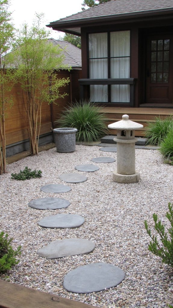 minimalist zen garden design