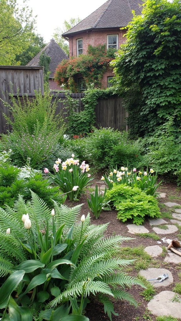 mixing foliage plant textures