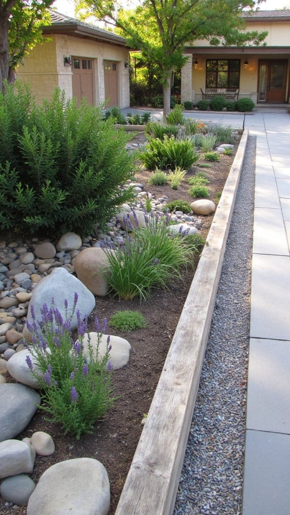 modern rock garden charm
