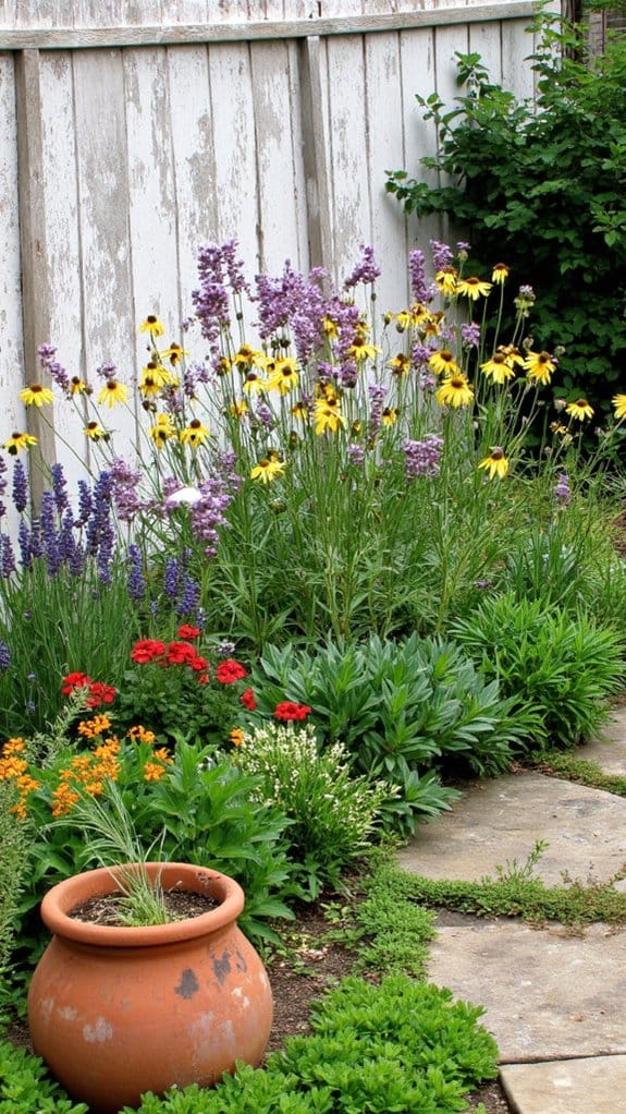 native flowers require less