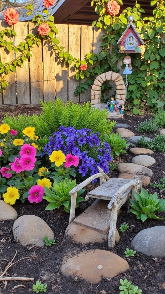 native plants and decorations