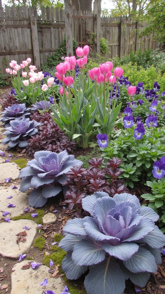 ornamental cabbage enhances garden