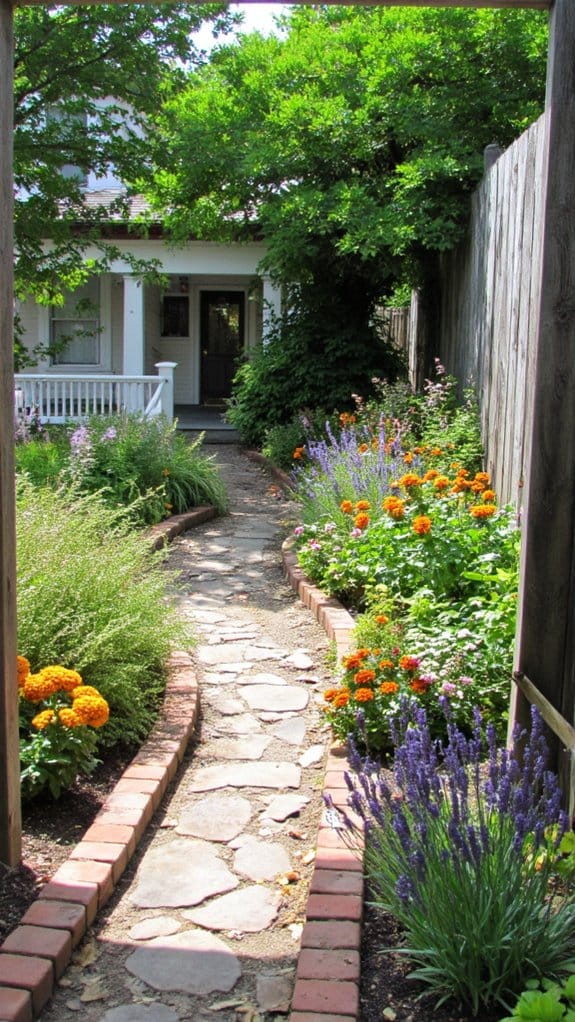 pathways enhance garden functionality