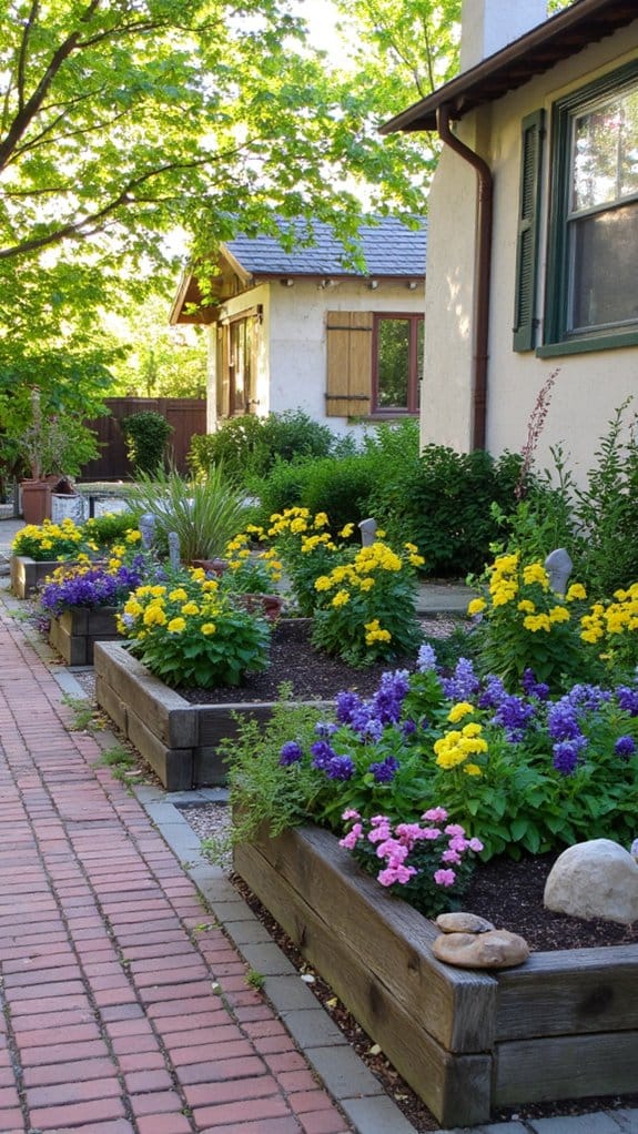 personalized layered garden beds