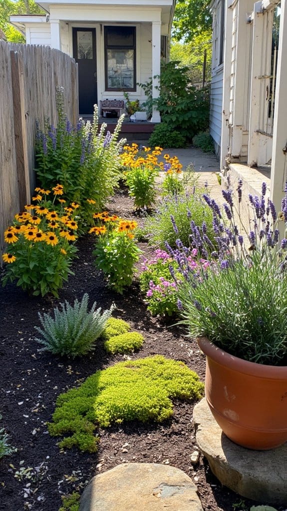 pollinator attracting garden flowers