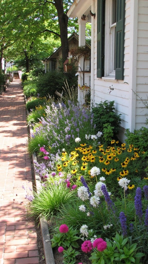 pollinator friendly flower garden