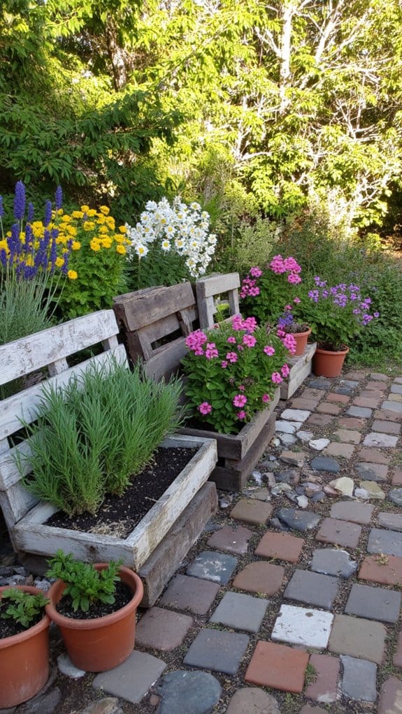 recycled materials for borders