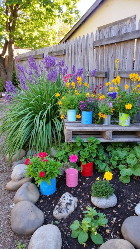 recycled materials for gardening