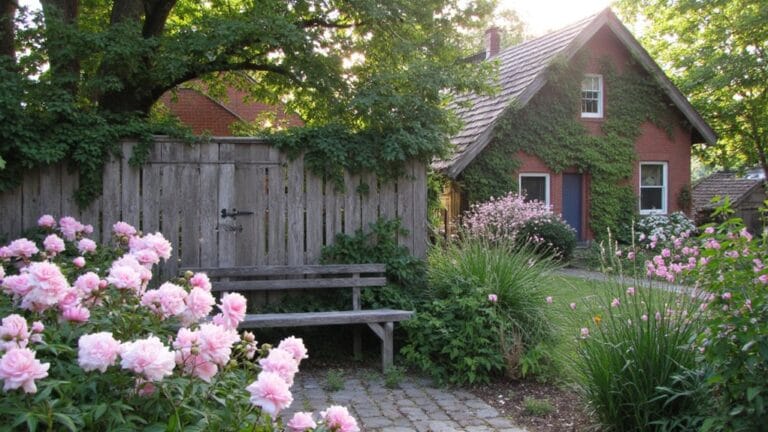 romantic soft pink gardens