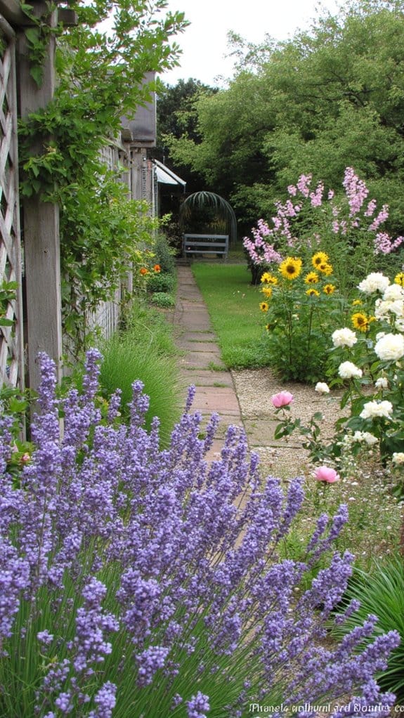scented flowers create tranquility