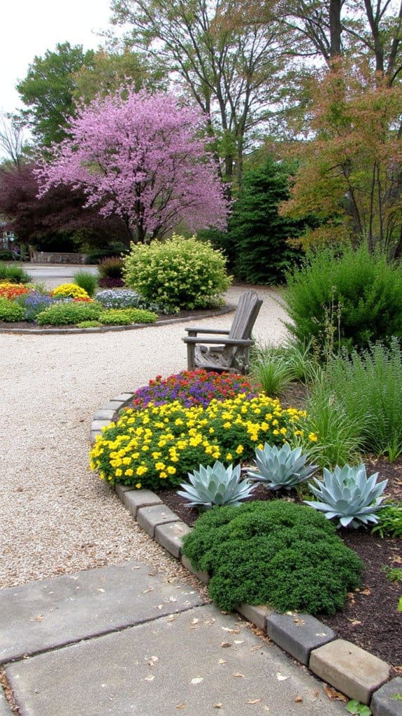 seasonal blooms for curb appeal