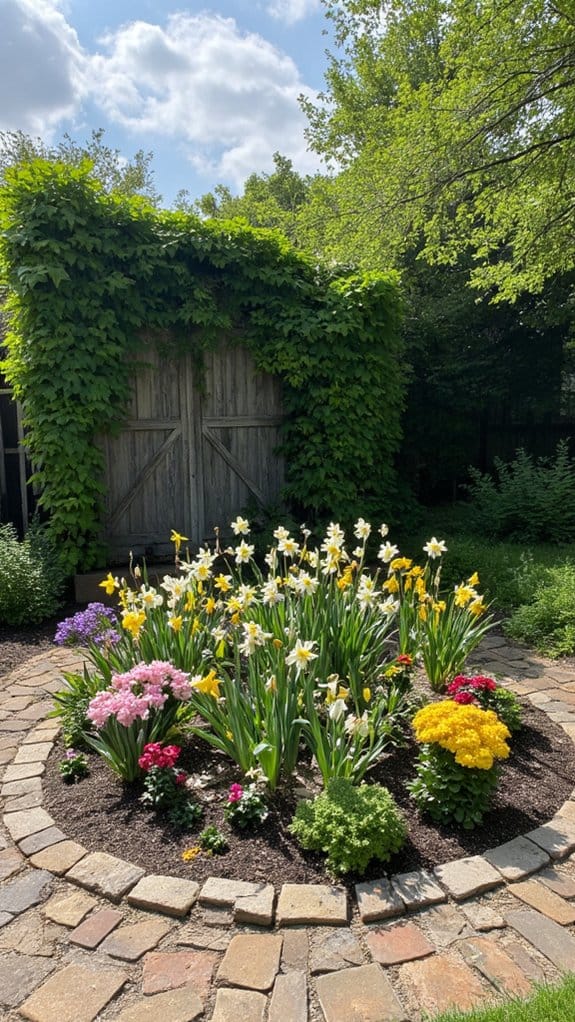 seasonal floral garden rotation