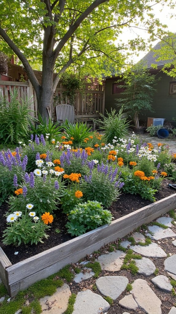 seasonal flower bed planning