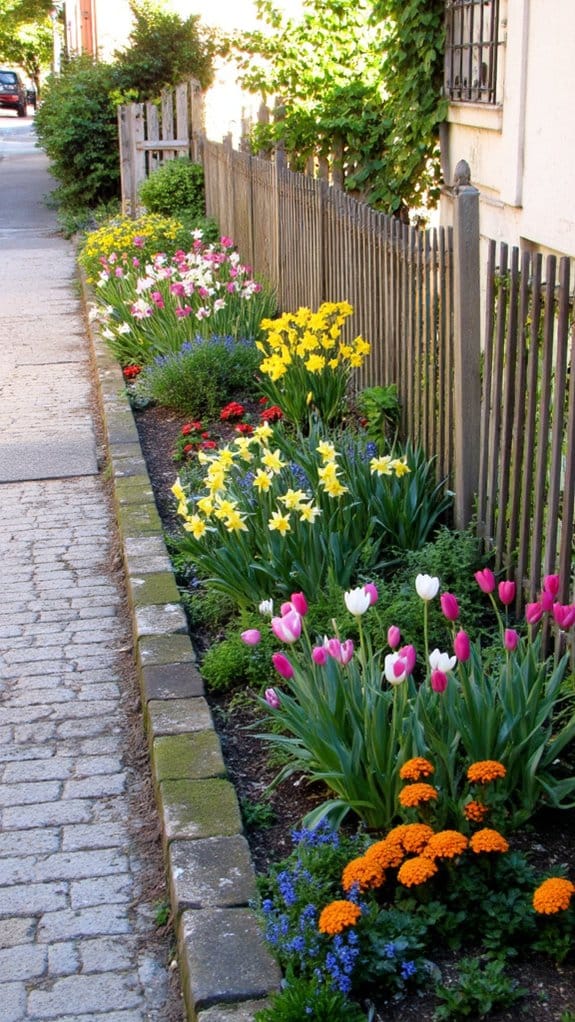 seasonal flower bed planning